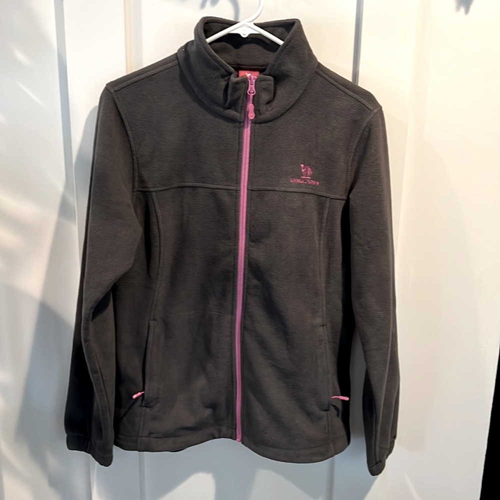 Camel Crown full zip fleece women’s large